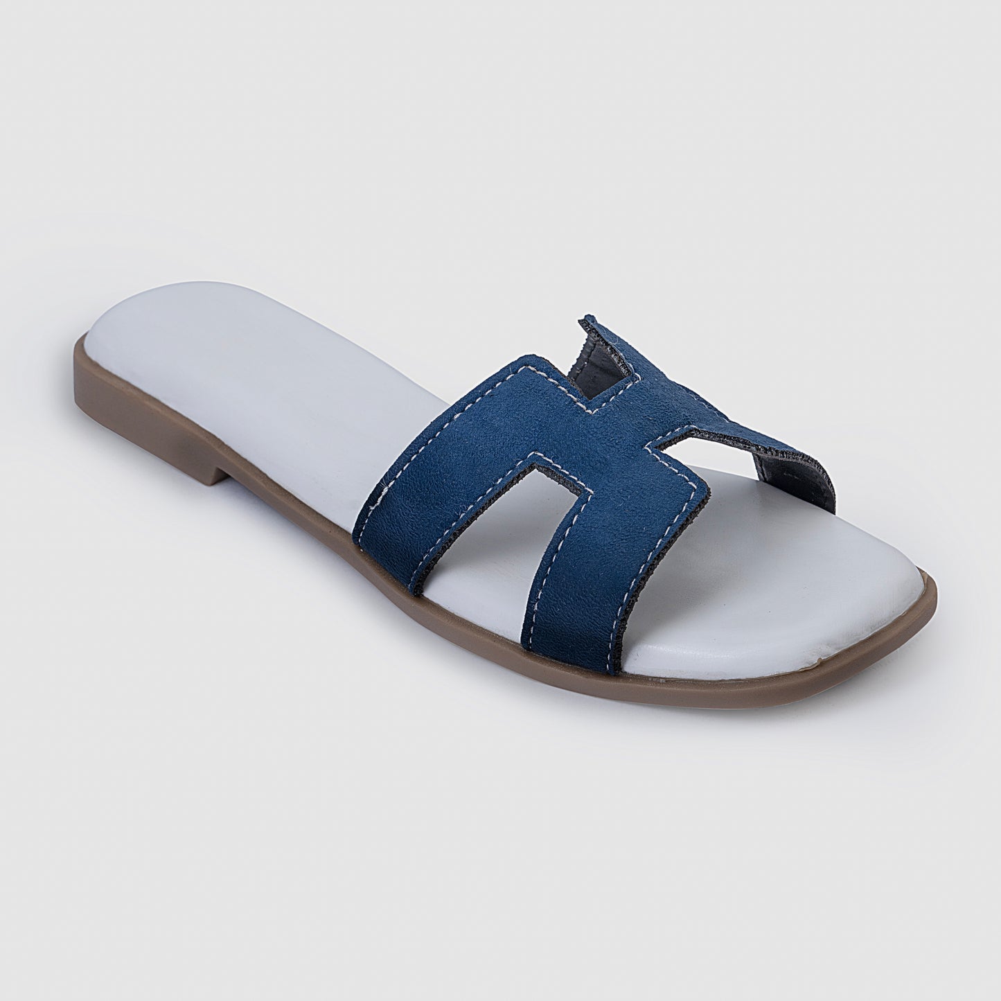 Flats | Aurora Blue & White
