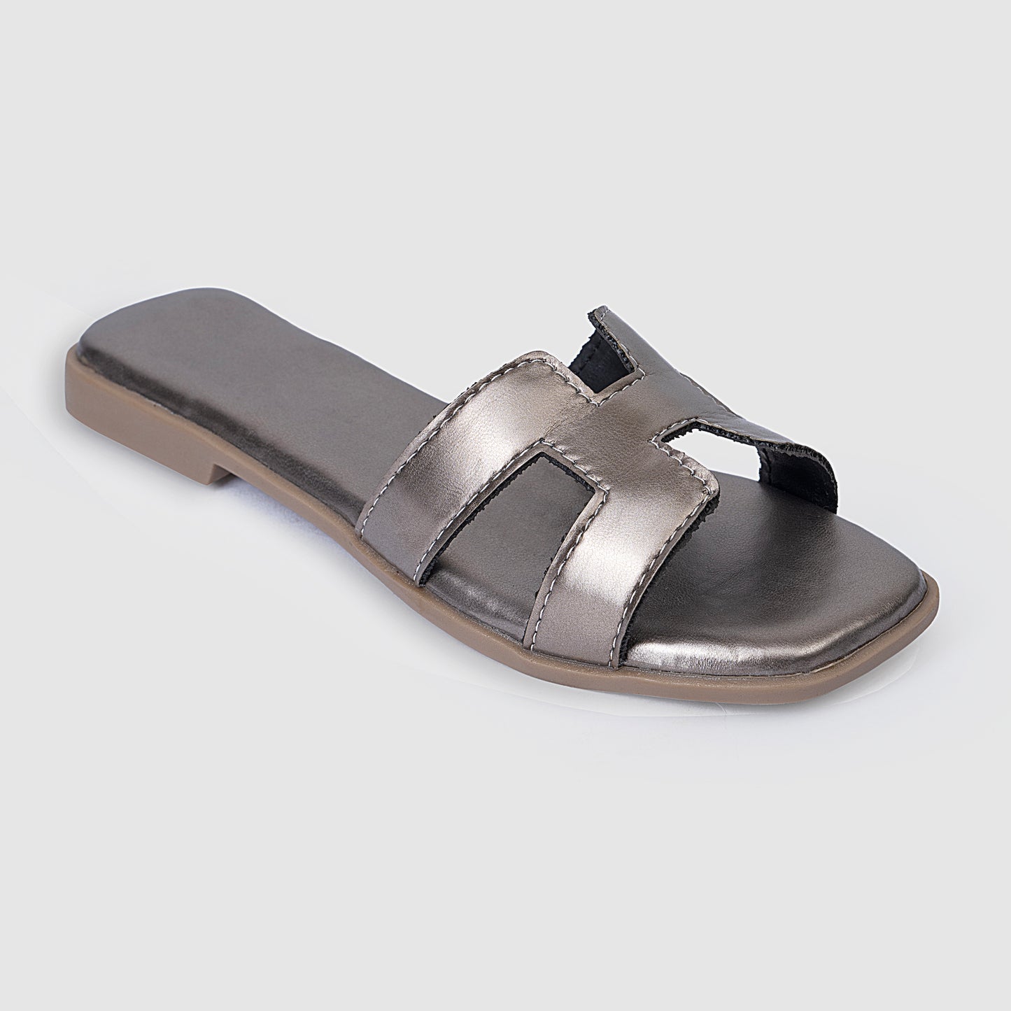 Flats | Camilla Gun Grey