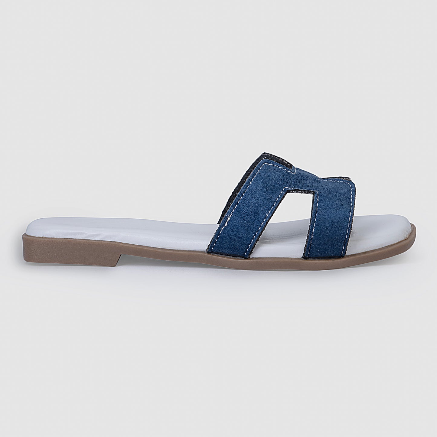 Flats | Aurora Blue & White