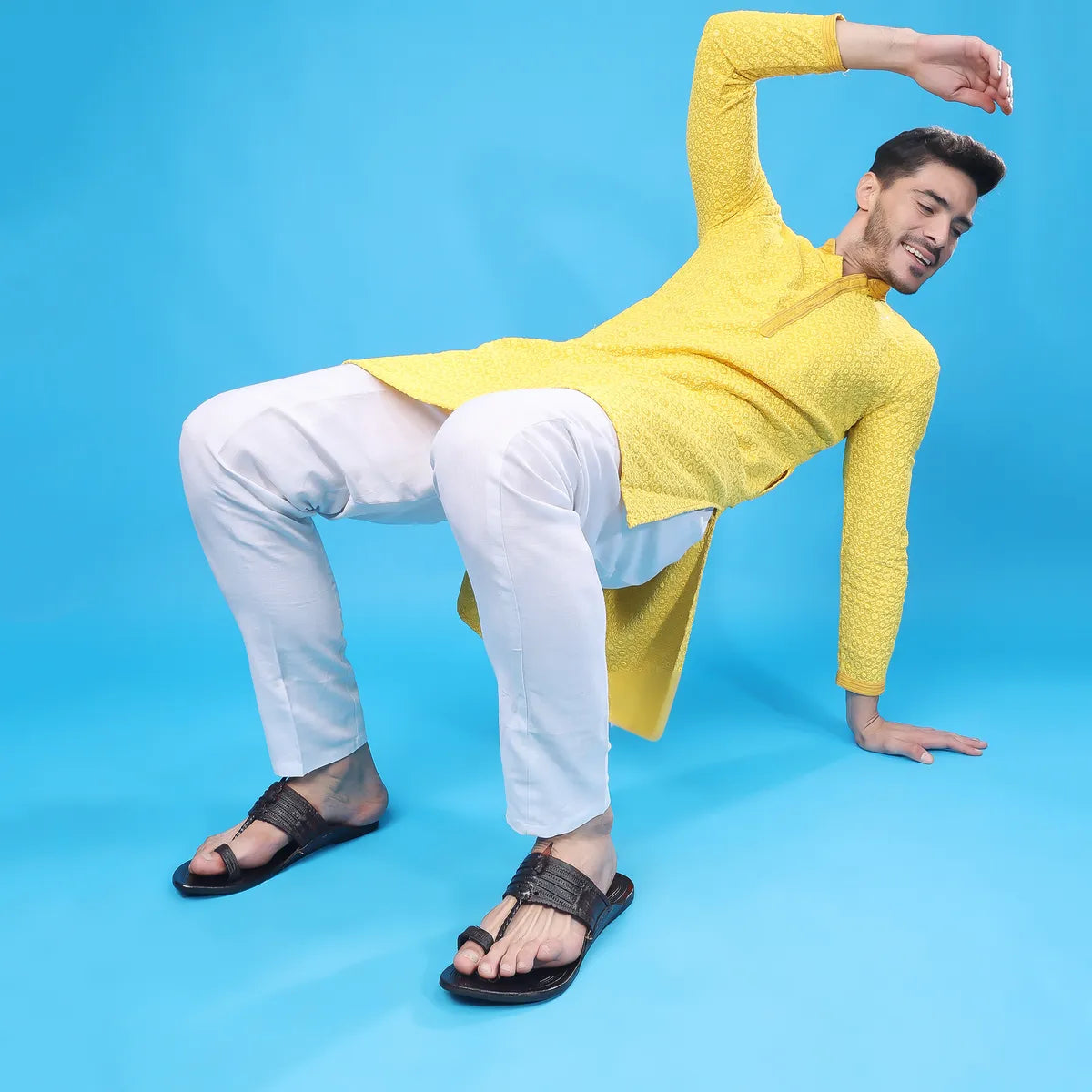 Handcrafted Leather Kolhapuri Chappals