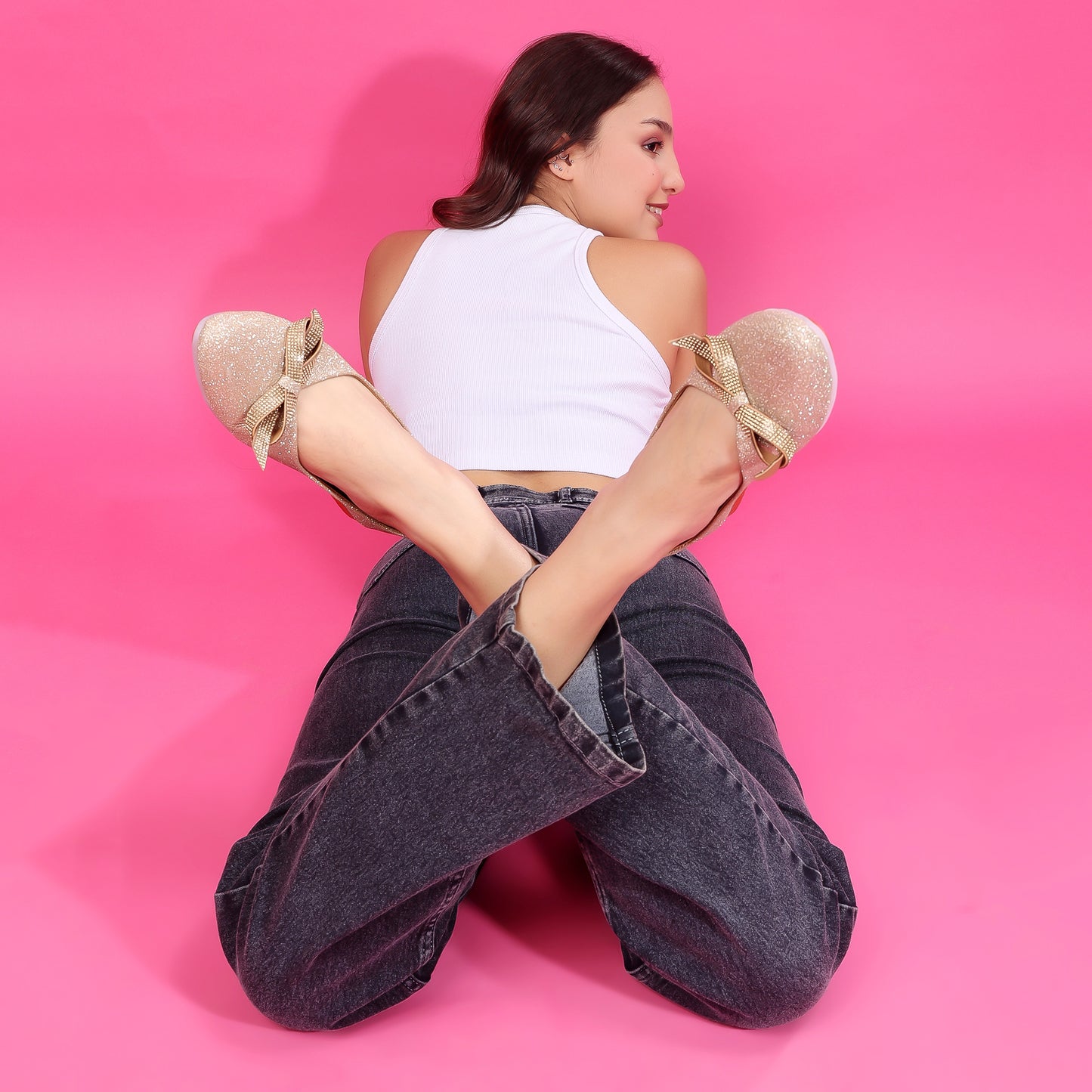 Women's Dark Grey Ballet Flats for Every Occasion Comfortable & Elegant