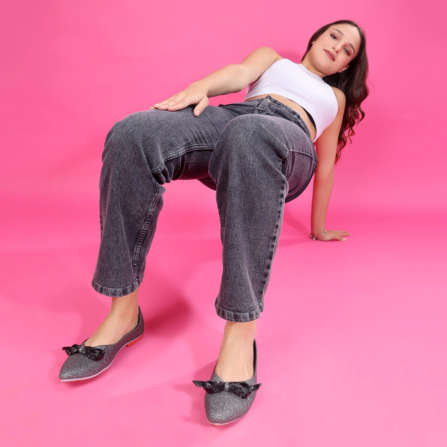 Women's Dark Grey Ballet Flats for Every Occasion Comfortable & Elegant