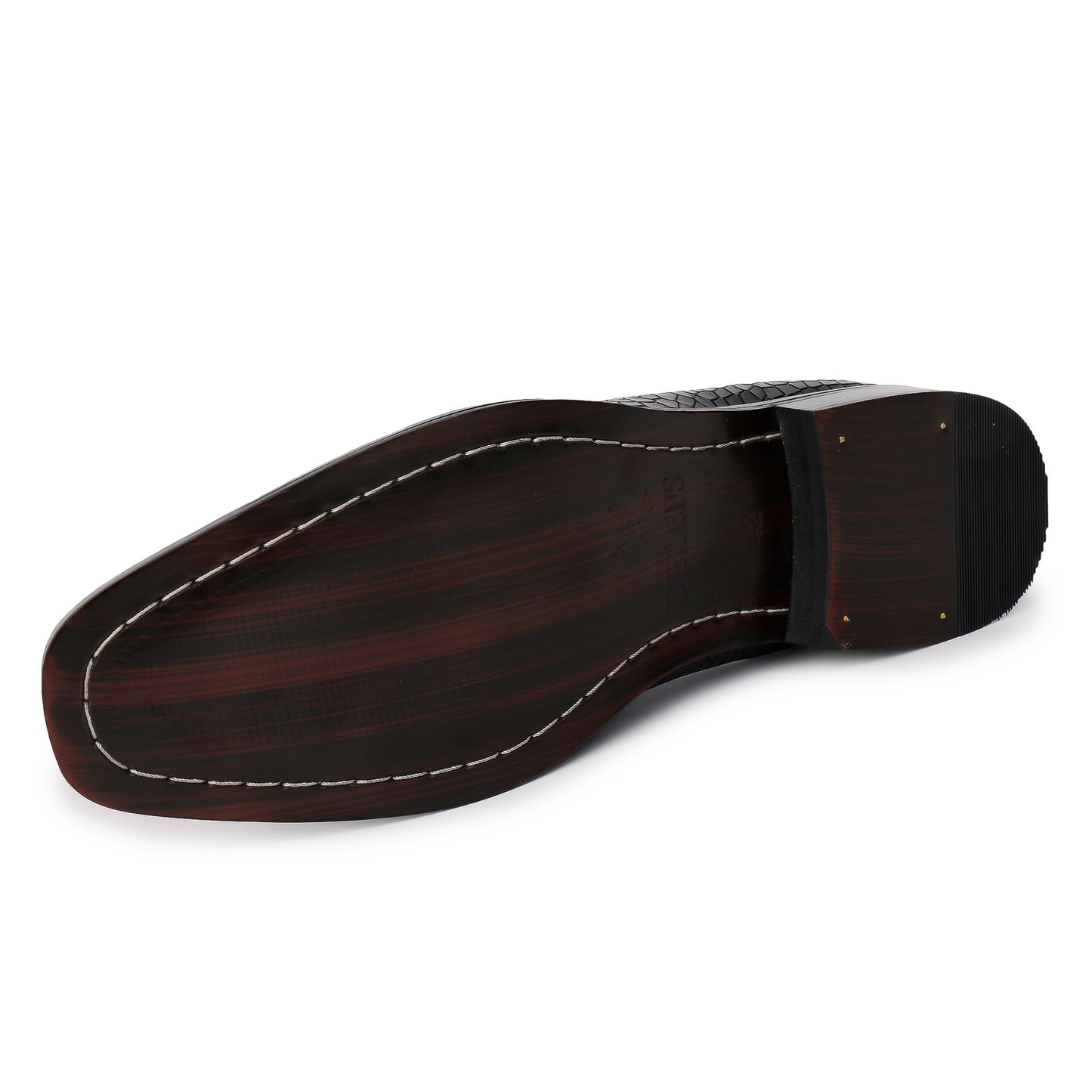 Delefs Men's Soft leather, effortless style Black Shoes