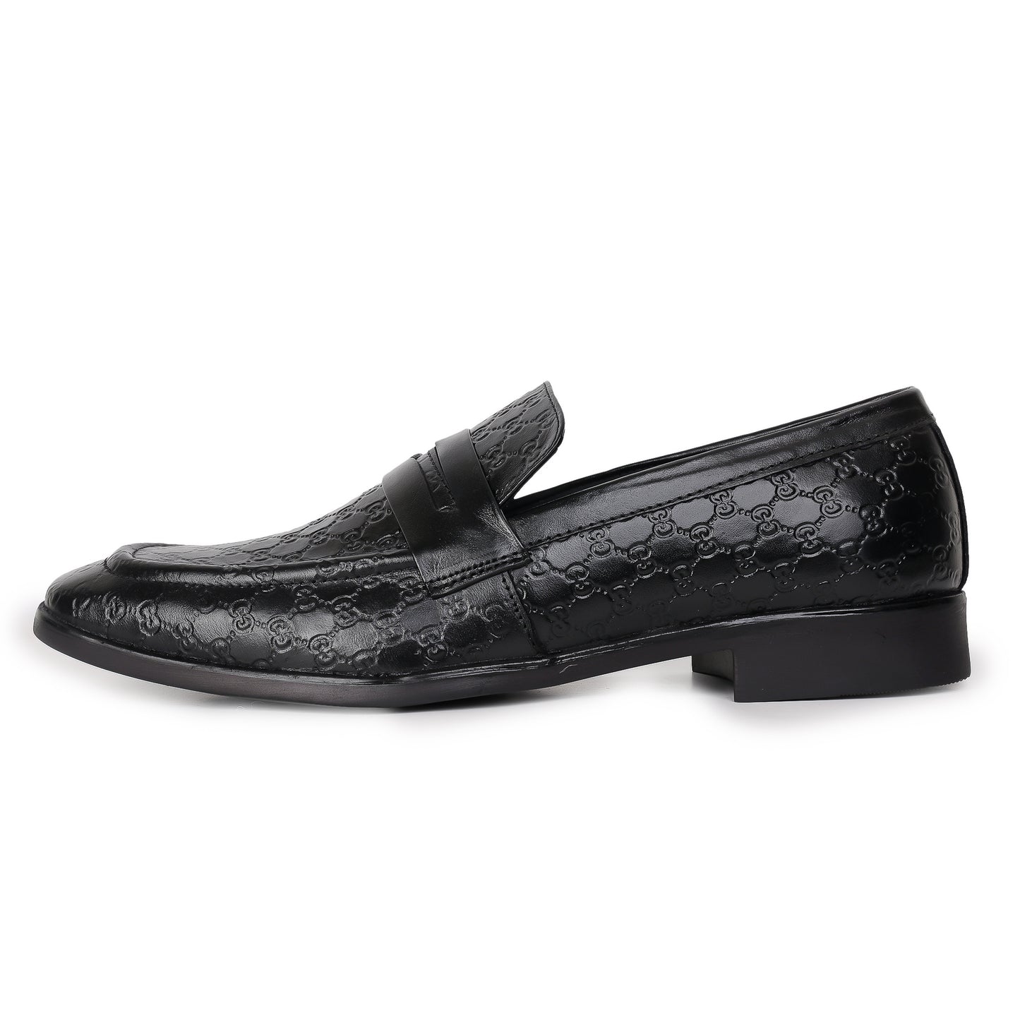Delefs Men's Soft leather, effortless style Black Shoes