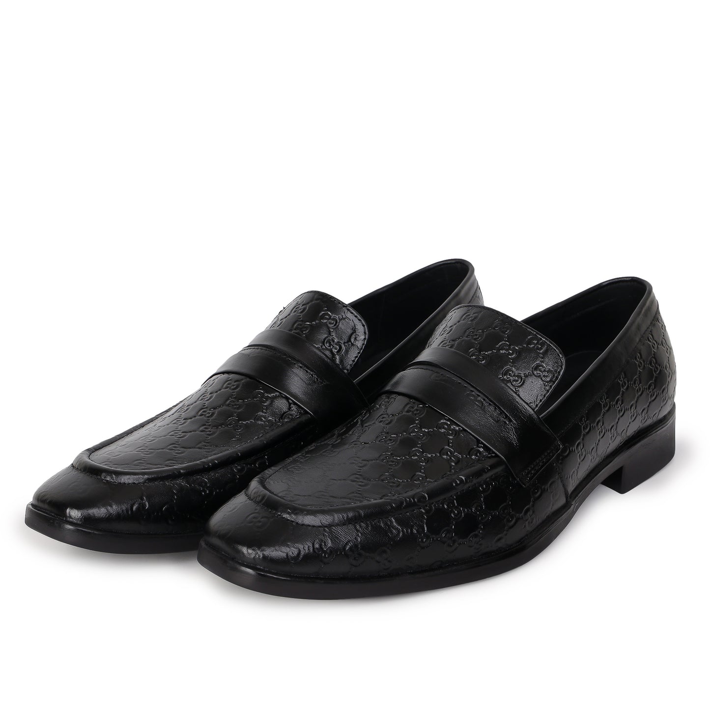 Delefs Men's Soft leather, effortless style Black Shoes