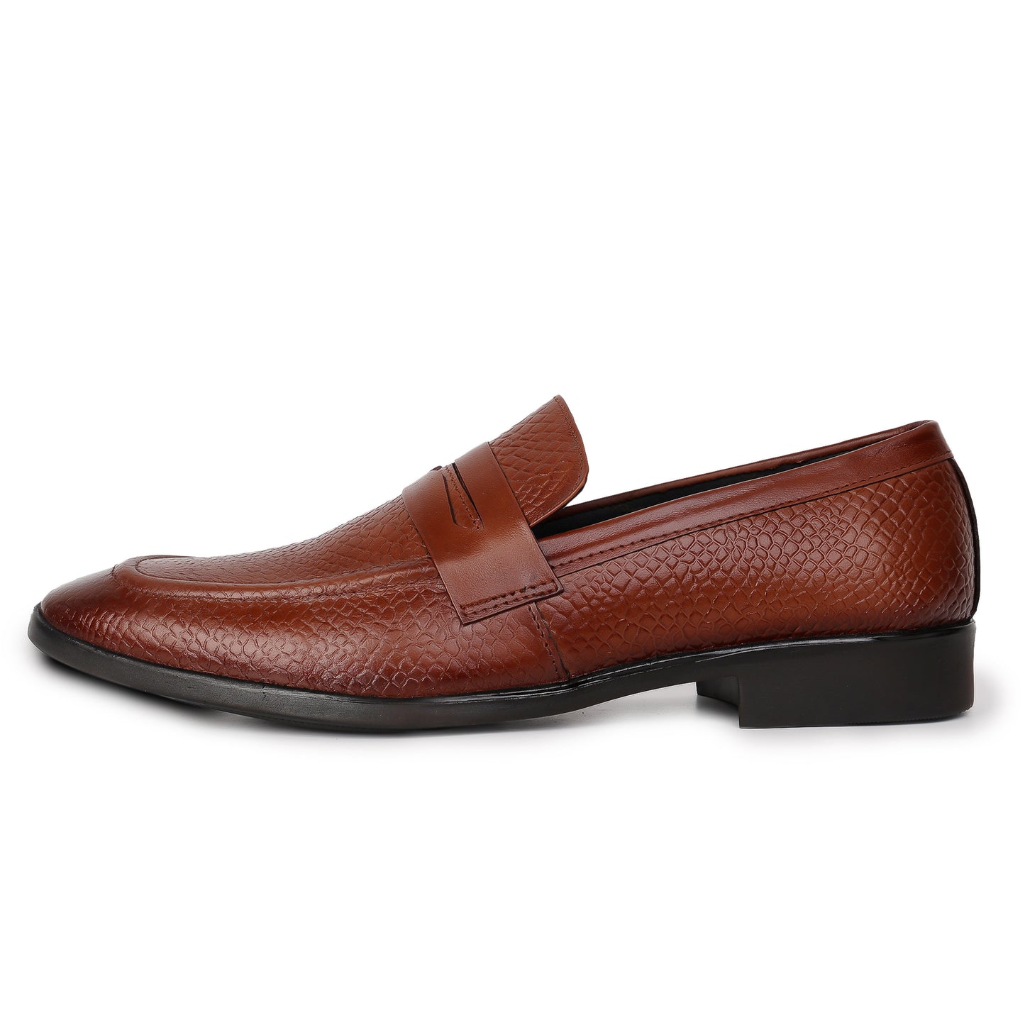 Delefs Men's Soft leather, effortless style Brown Shoes