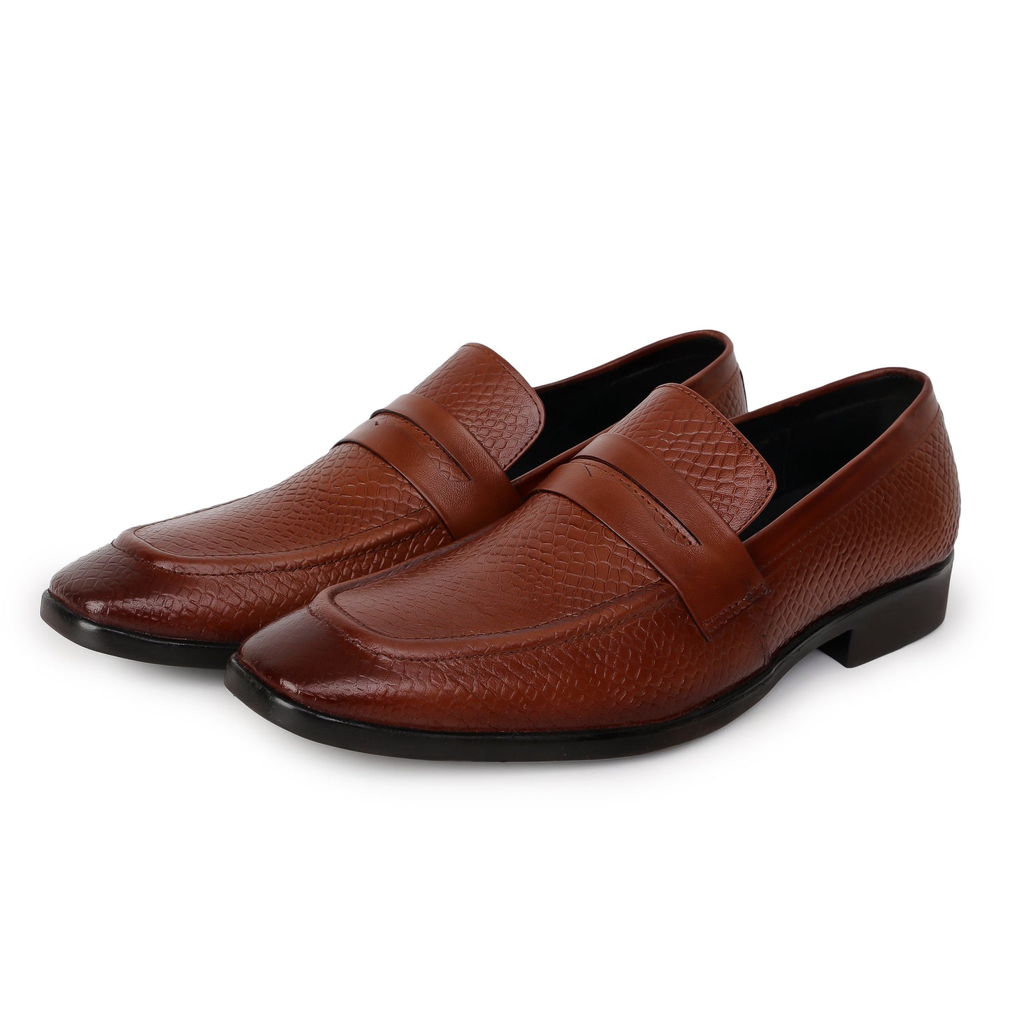 Delefs Men's Soft leather, effortless style Brown Shoes