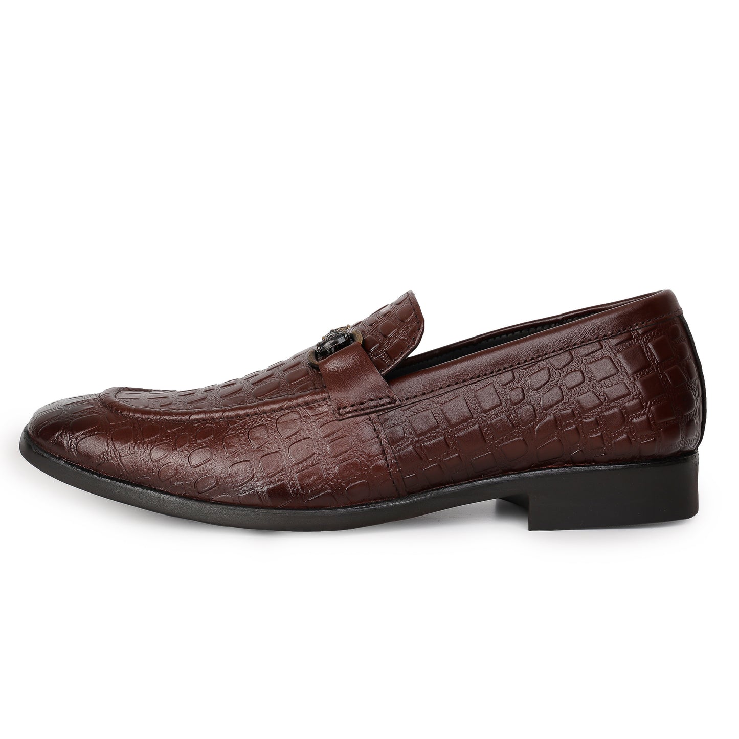 Delefs Men's Soft leather, effortless style Black Shoes