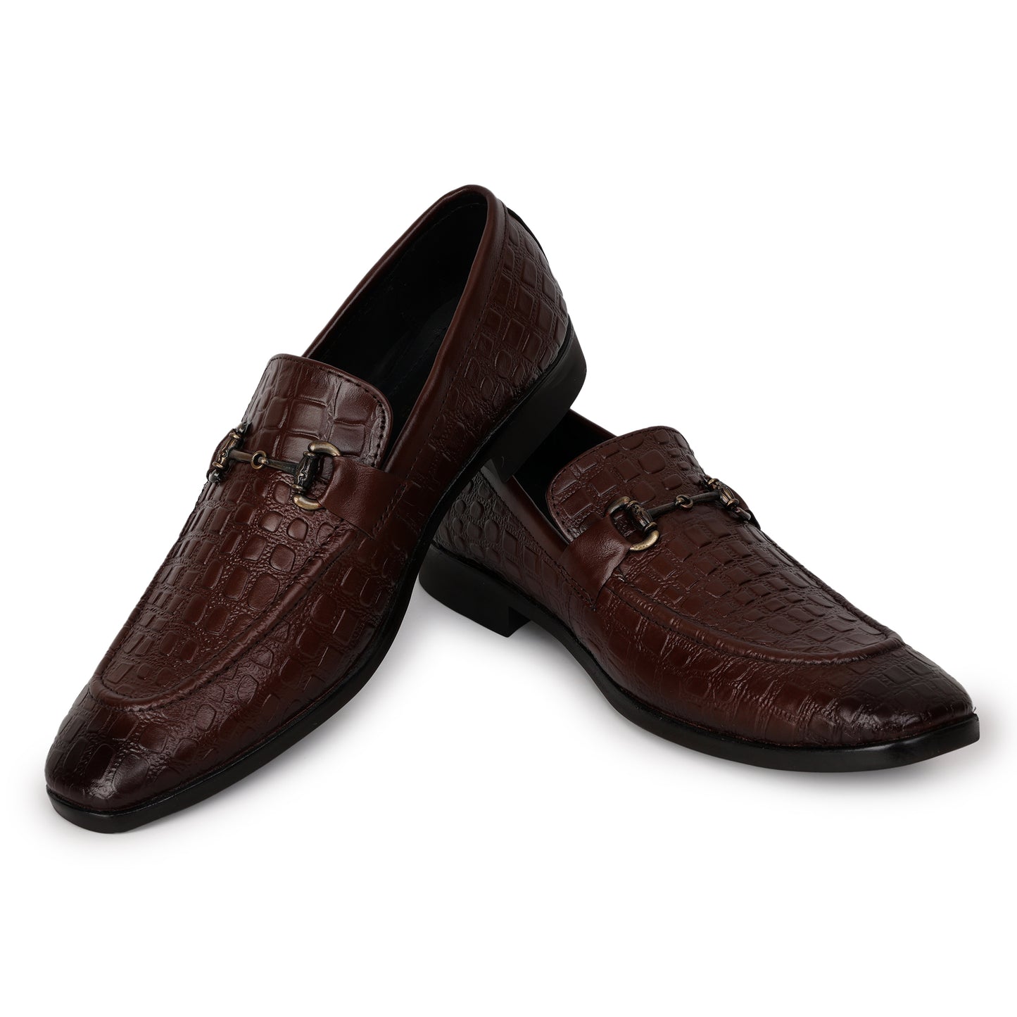 Delefs Men's Soft leather, effortless style Black Shoes