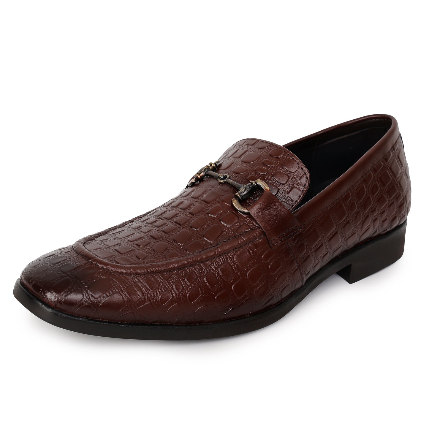 Delefs Men's Soft leather, effortless style Black Shoes