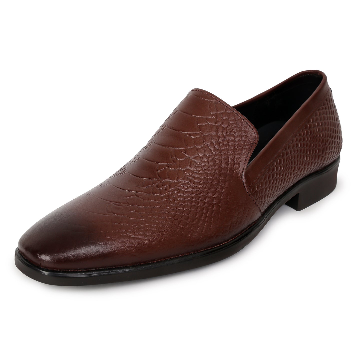 Delefs Men's Soft leather, effortless style Brown Shoes