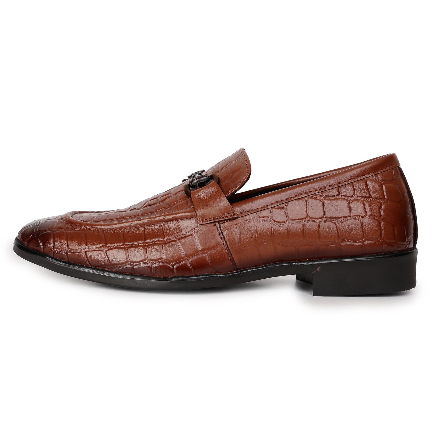 Delefs Men's Soft leather, effortless style Brown Shoes