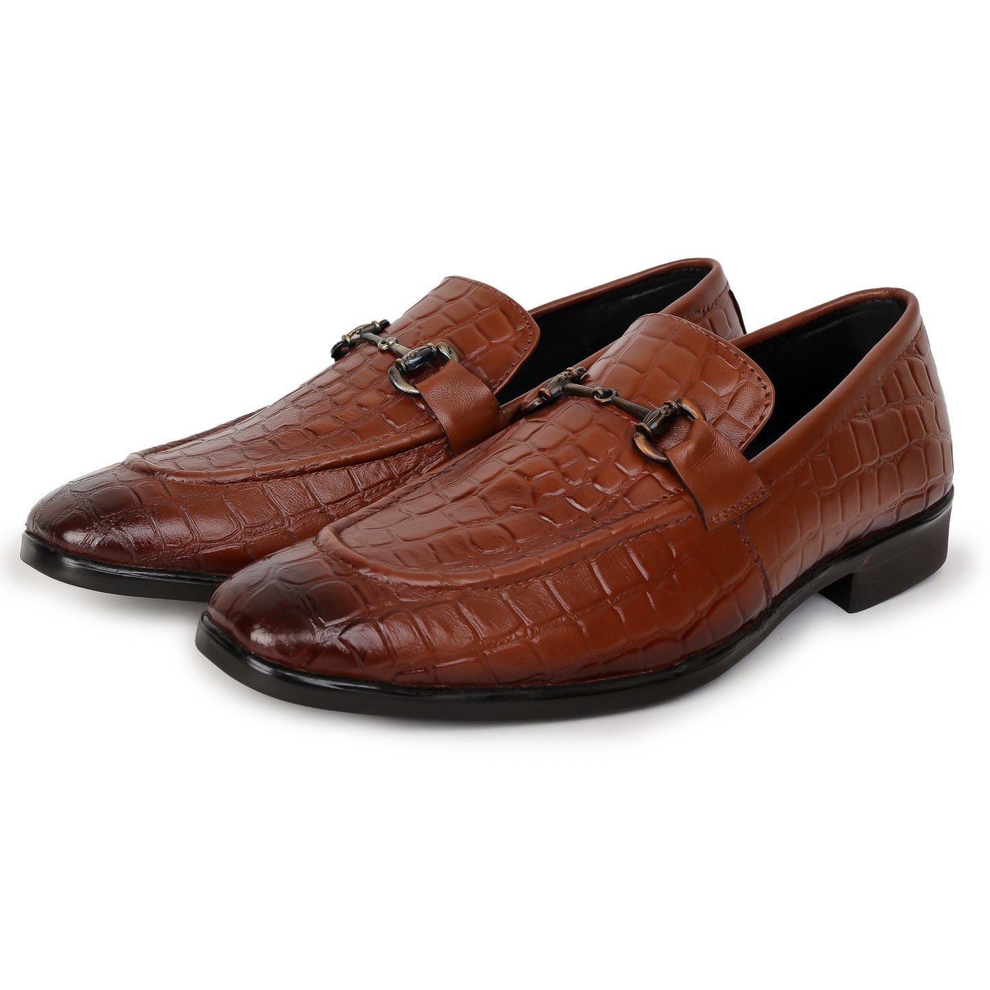 Delefs Men's Soft leather, effortless style Brown Shoes