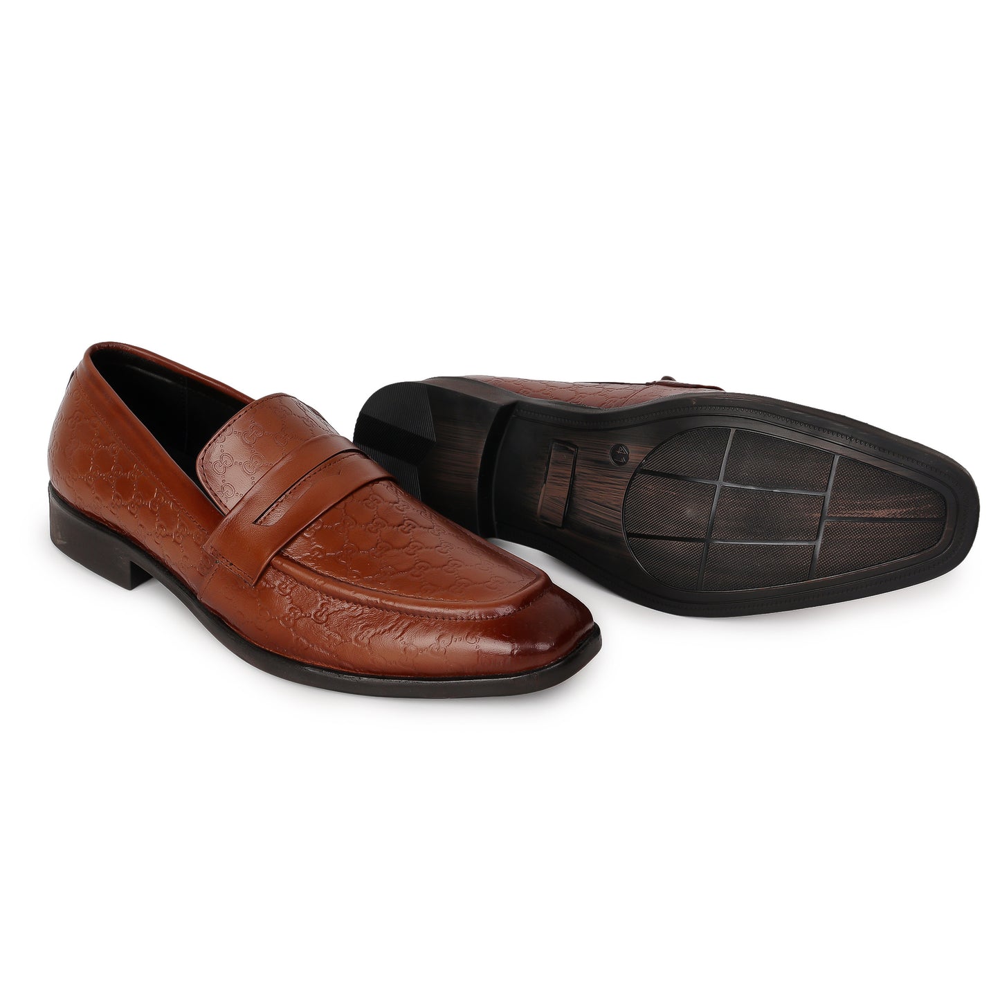 Delefs Men's Soft leather, effortless style Brown Shoes