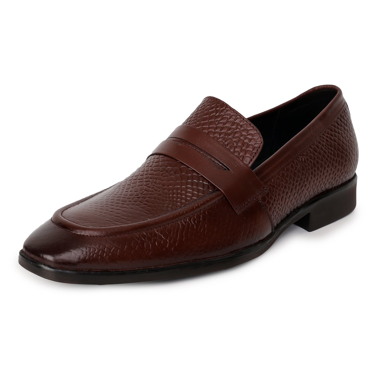 Delefs Men's Soft leather, effortless style Brown Shoes