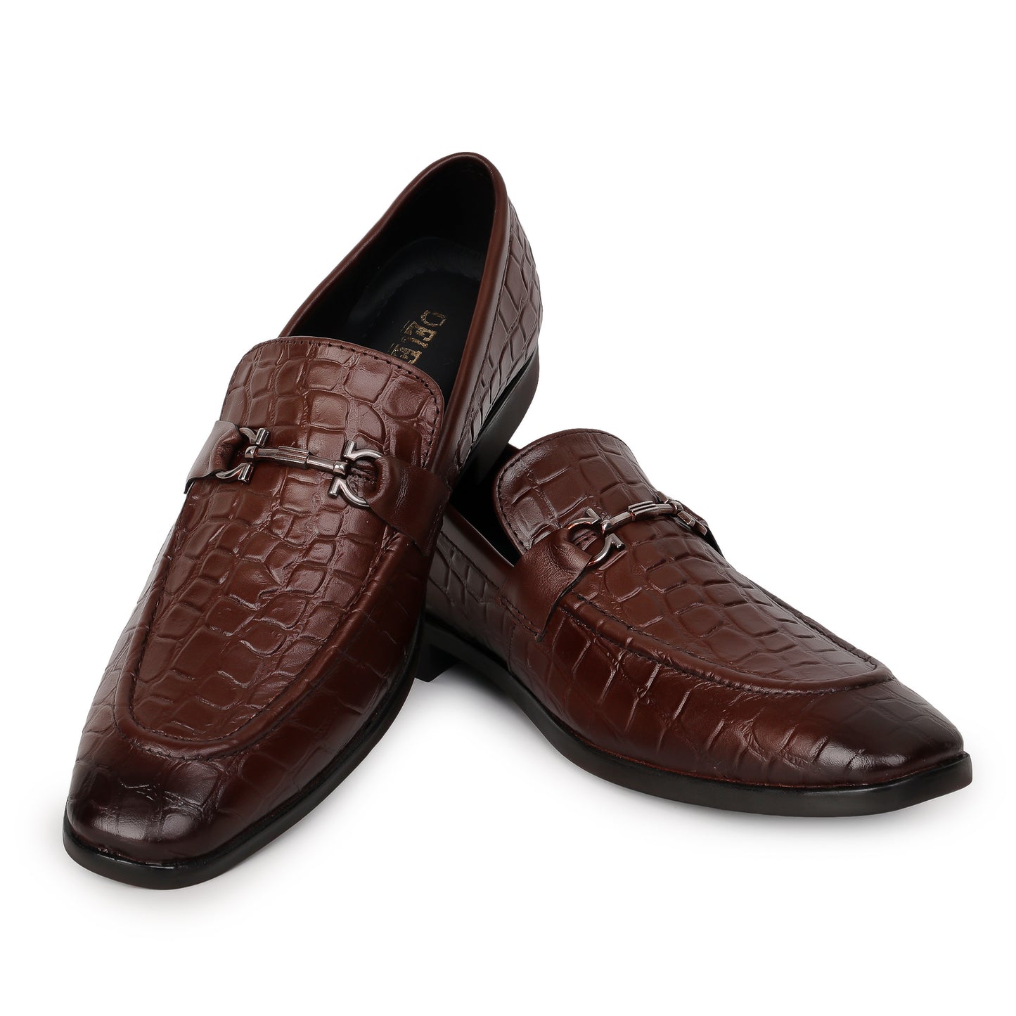 Delefs Men's Soft leather, effortless style Brown Shoes