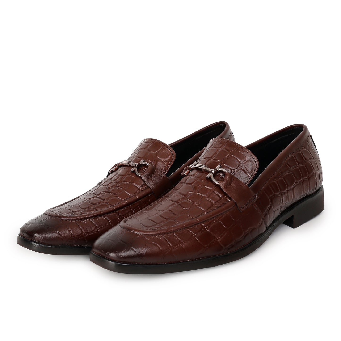 Delefs Men's Soft leather, effortless style Brown Shoes