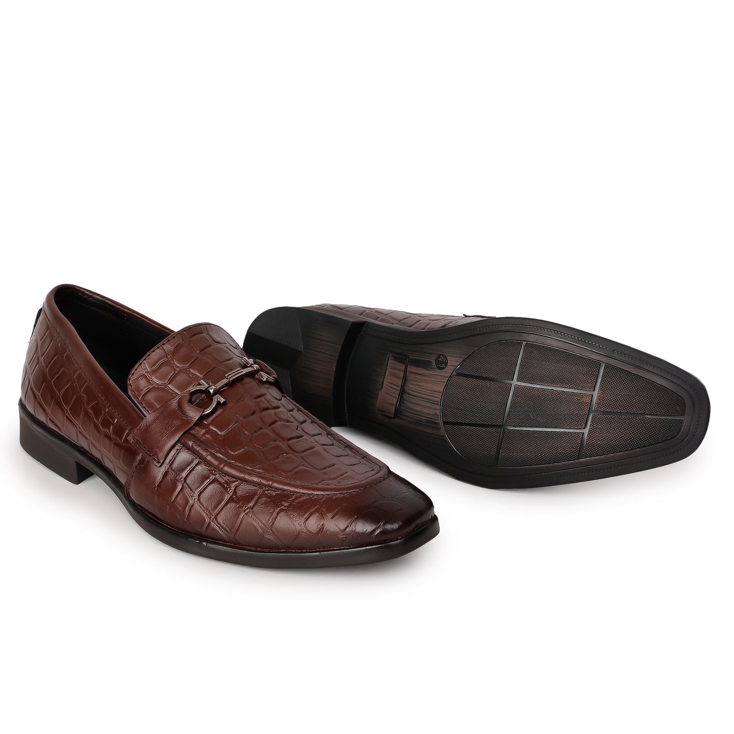 Delefs Men's Soft leather, effortless style Brown Shoes