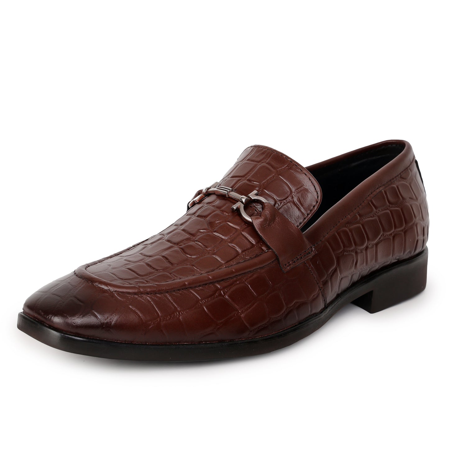 Delefs Men's Soft leather, effortless style Brown Shoes