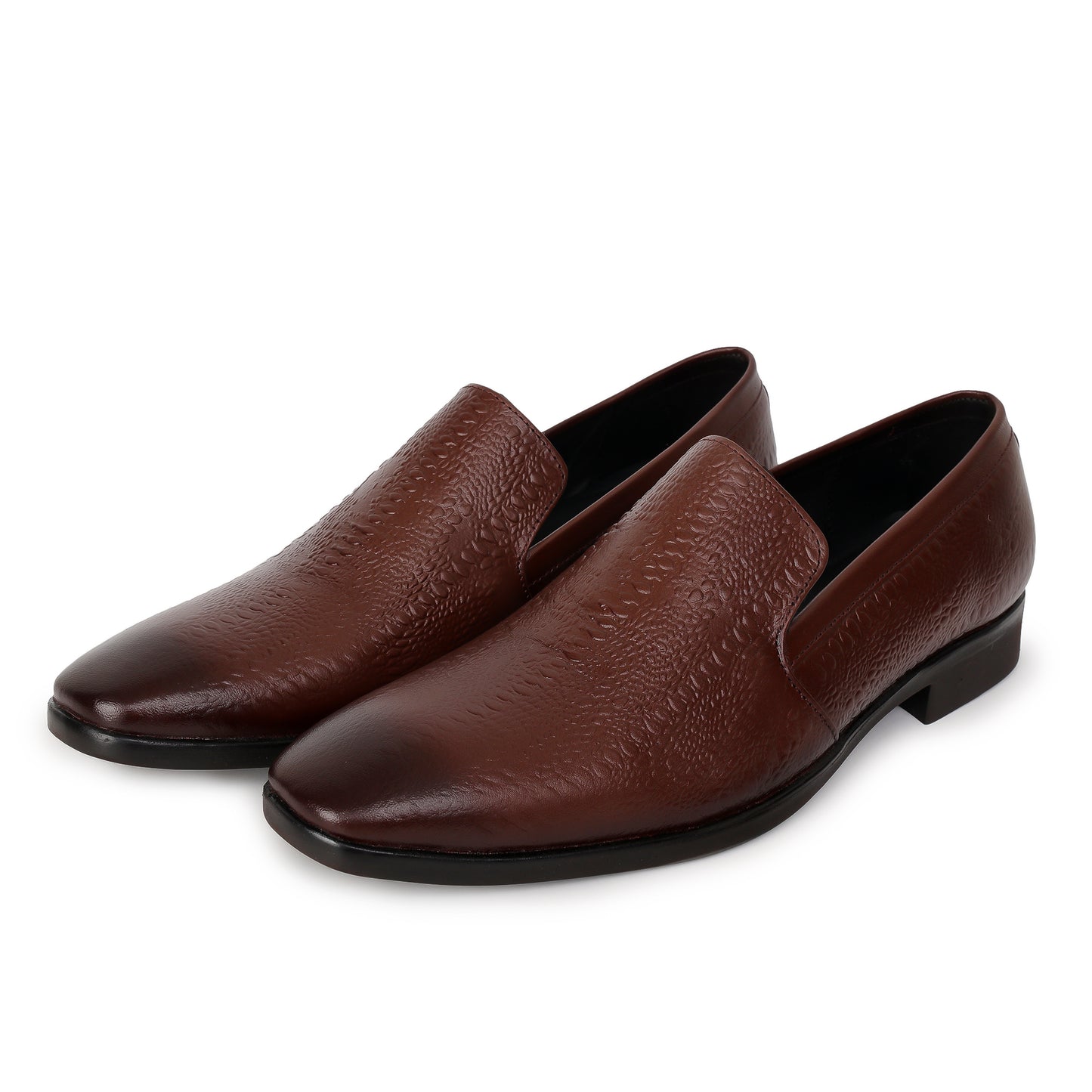 Delefs Men's Soft leather, effortless style Brown Shoes