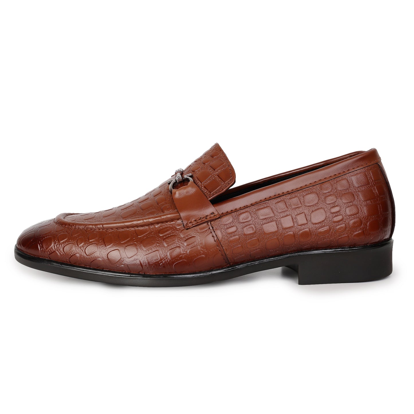 Delefs Men's Soft leather, effortless style Tan Brown Shoes