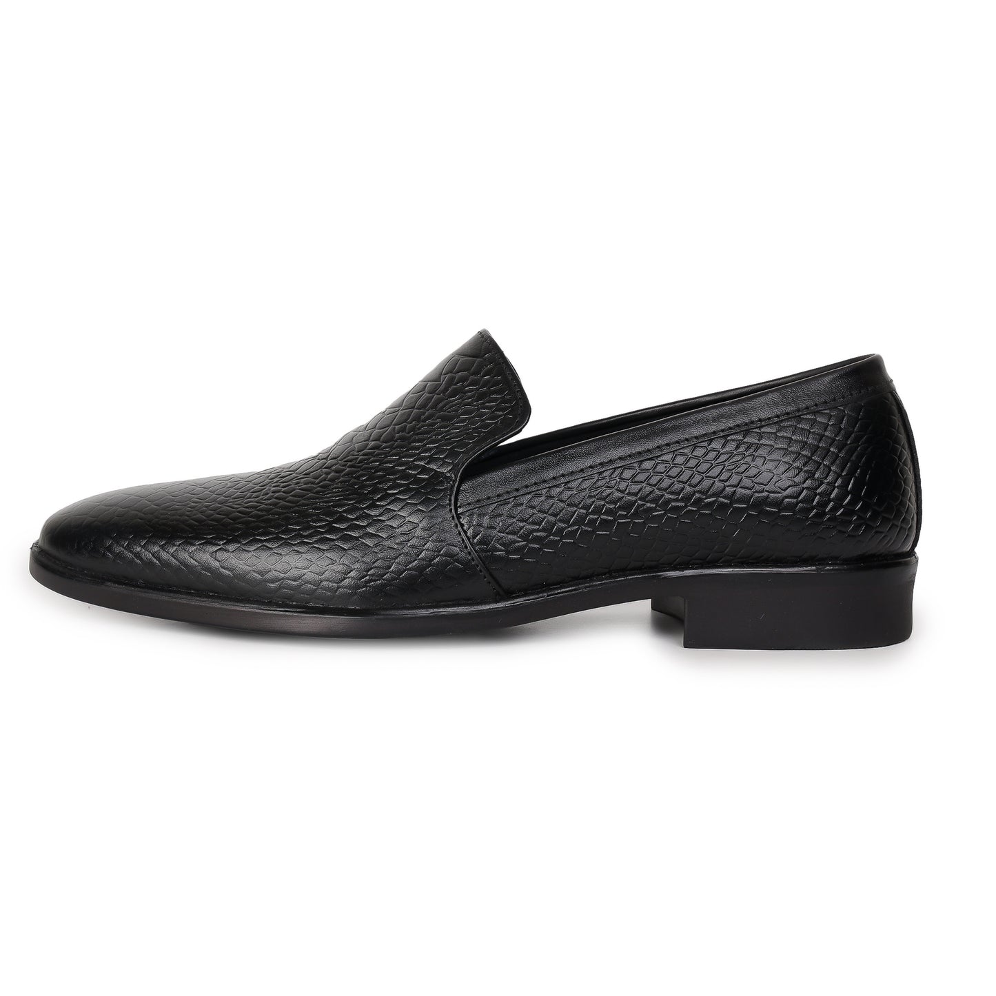 Delefs Men's Soft leather, effortless style Black Shoes