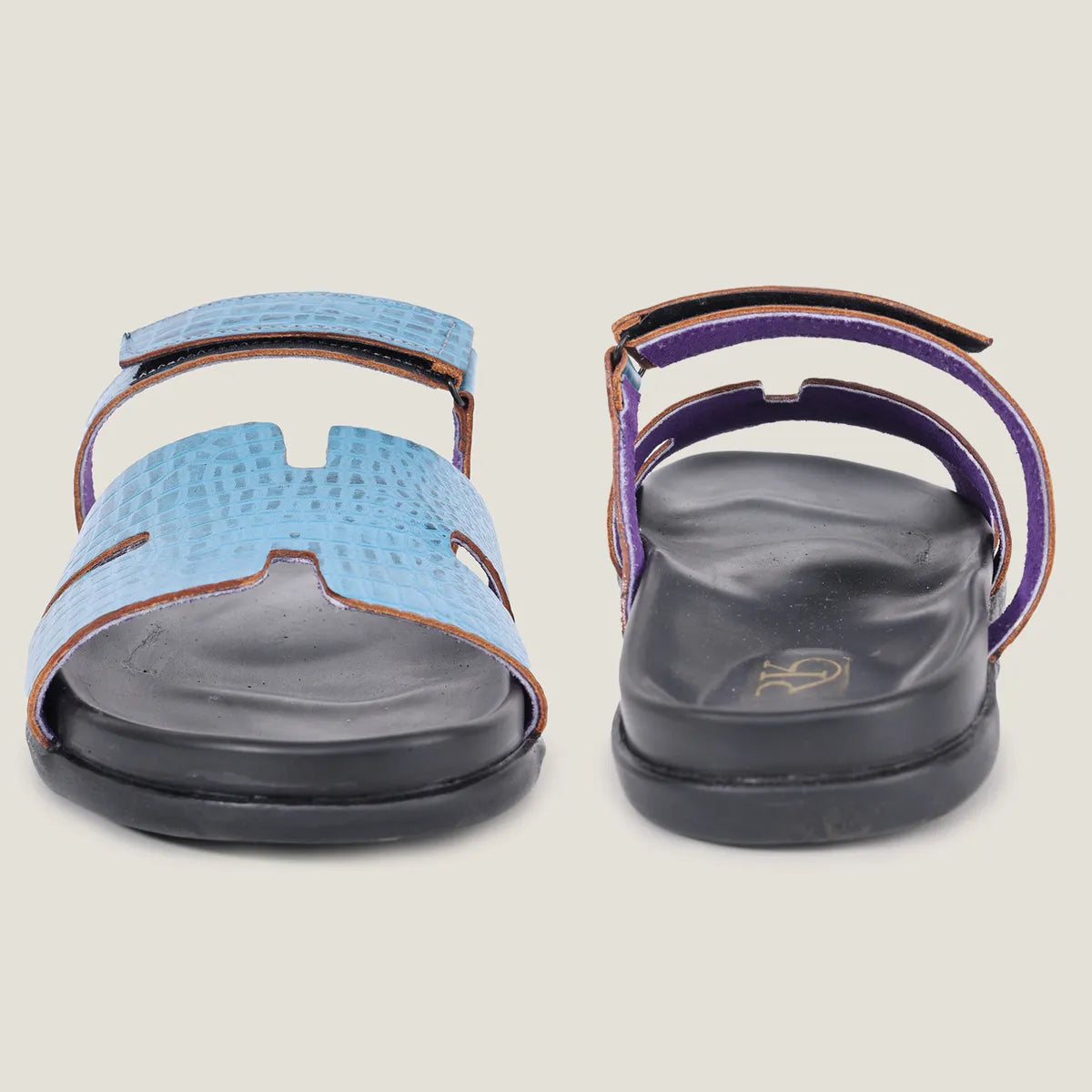 SLIDER | Croco-Orso Sky-Blue