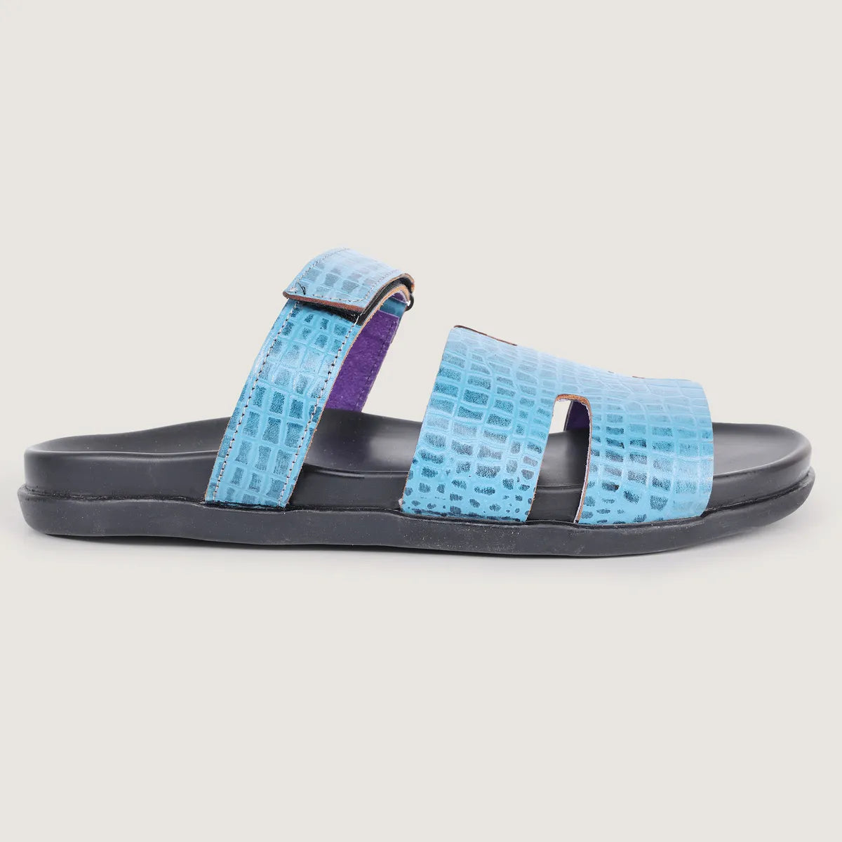 SLIDER | Croco-Orso Sky-Blue