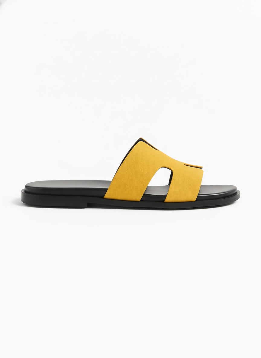 Slider-Men| Parco Suede Yellow
