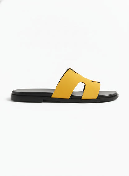 Slider-Men| Parco Suede Yellow