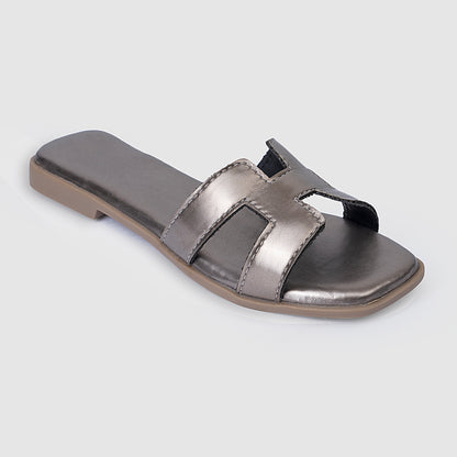 Flats | Camilla Gun Grey