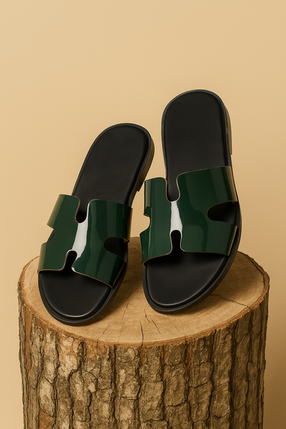 Slider-Men| Enea Patent Green