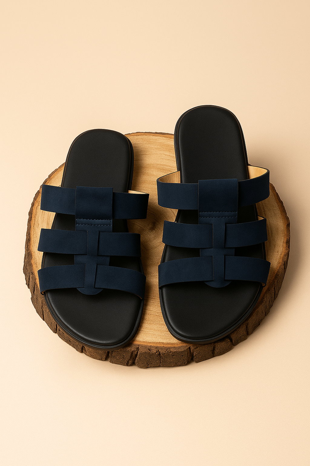 Slider-Men| Jean Super Suede Blue