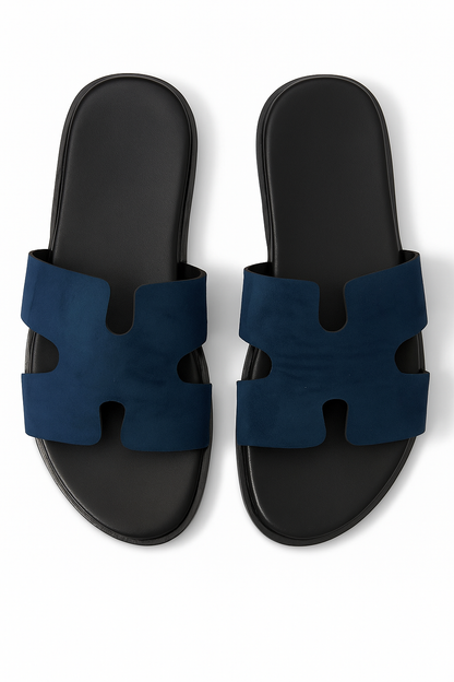 Slider-Men| Parco Suede Blue