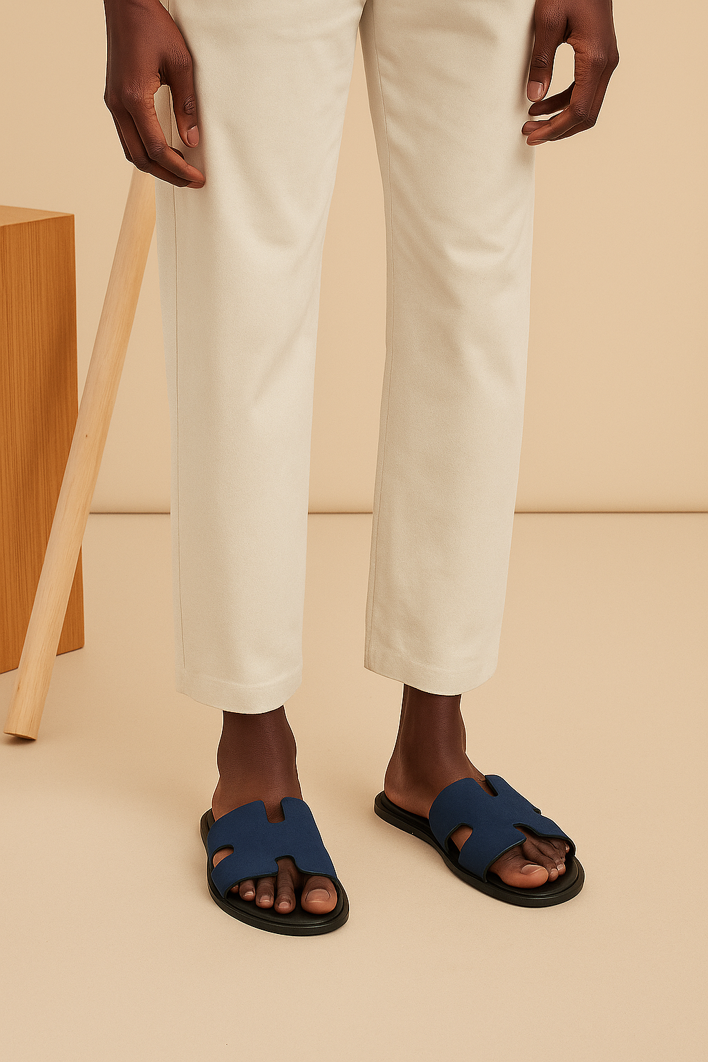 Slider-Men| Parco Suede Blue