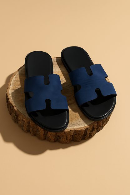 Slider-Men| Parco Suede Blue