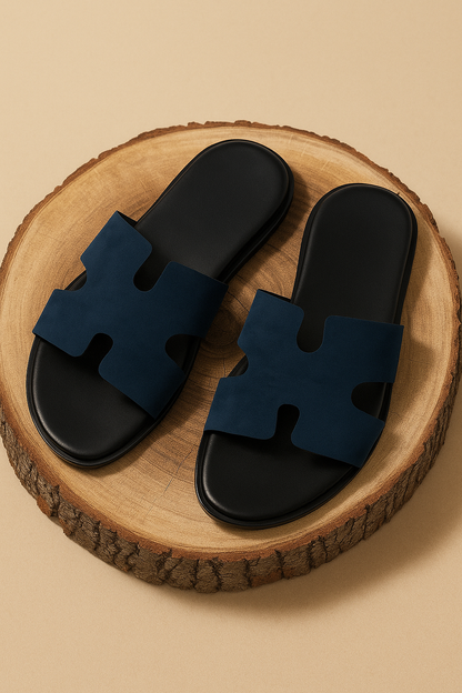 Slider-Men| Parco Suede Blue