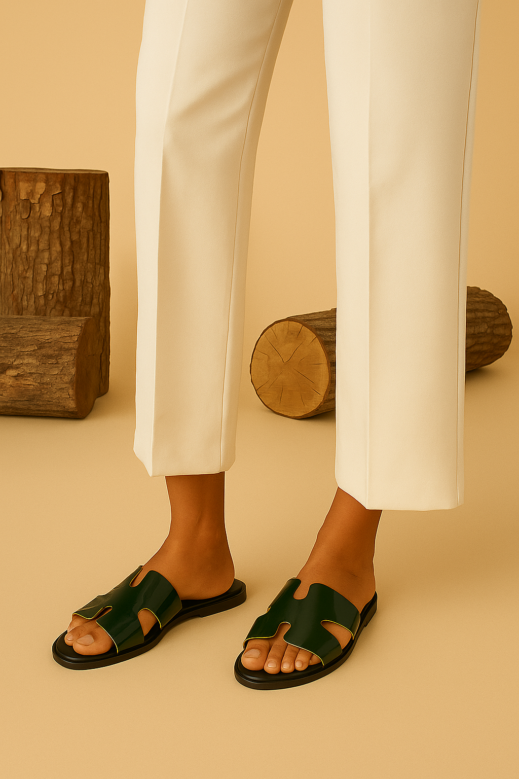 Slider-Men| Enea Patent Green