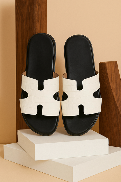 Slider-Men| Giuseppe Croco Patent White