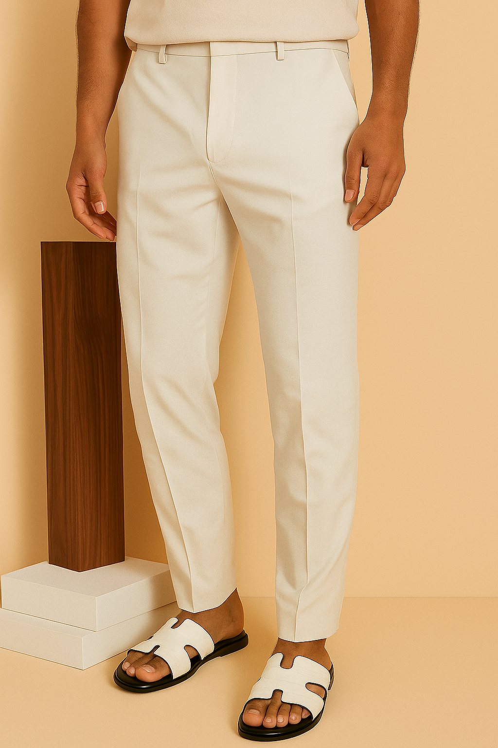 Slider-Men| Giuseppe Croco Patent White