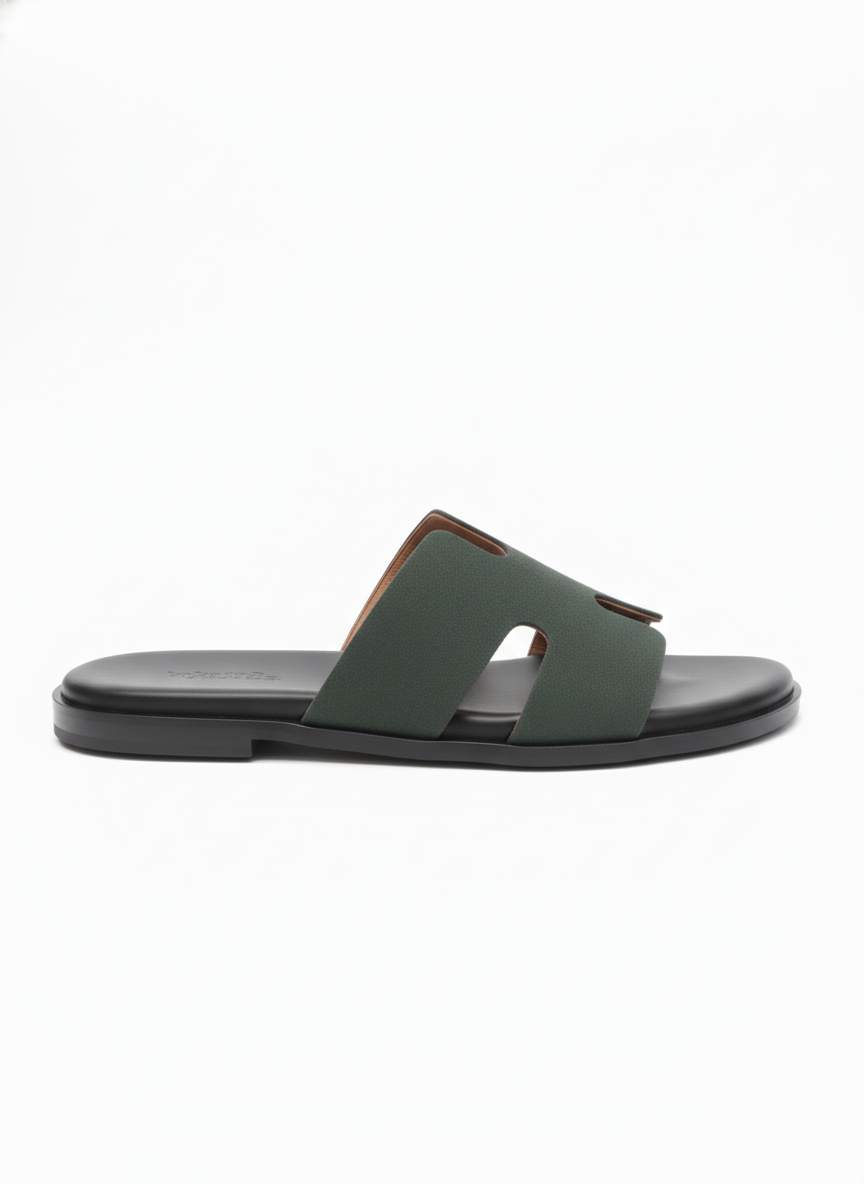 Slider-Men| Parco Suede Green