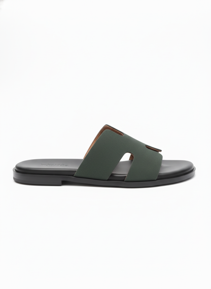 Slider-Men| Parco Suede Green