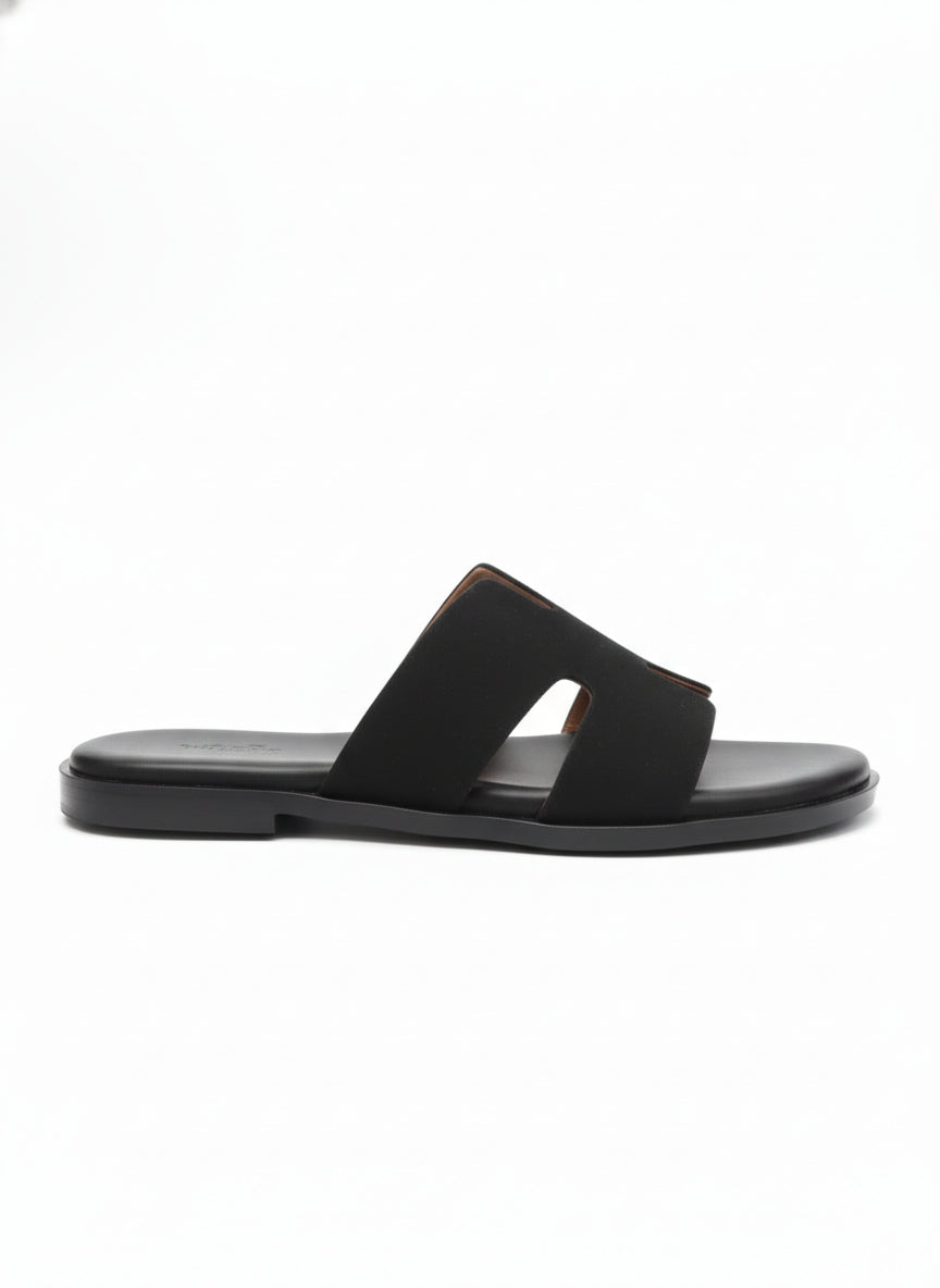 Slider-Men| Giorgo Suede  Black