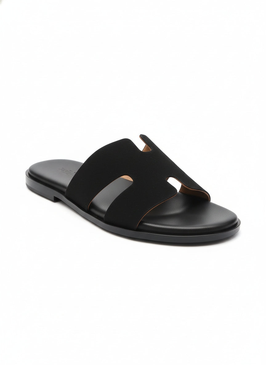 Slider-Men| Giorgo Suede  Black
