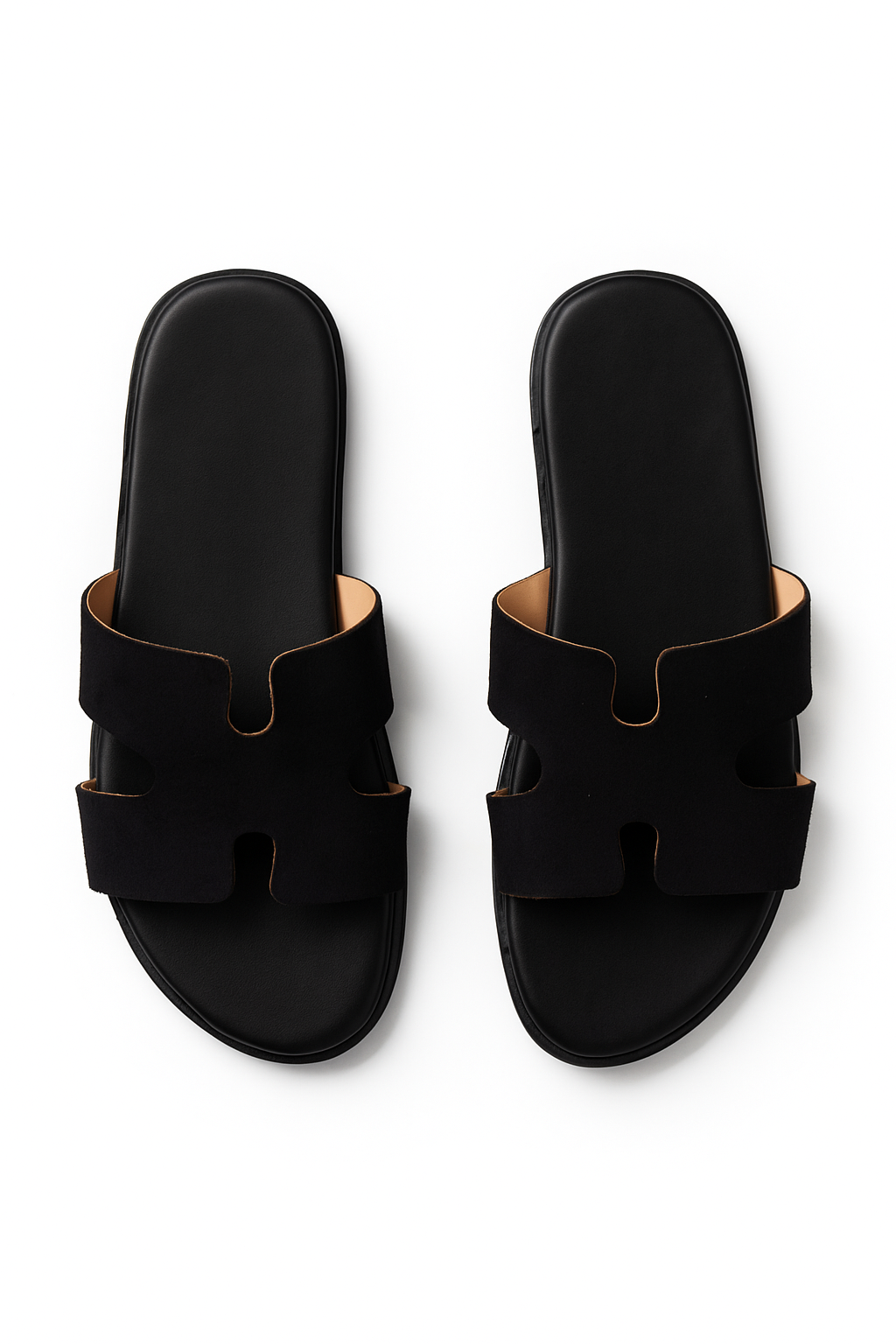 Slider-Men| Giorgo Suede  Black