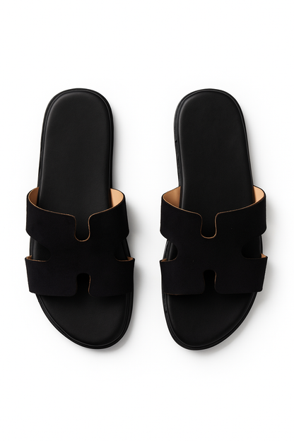 Slider-Men| Giorgo Suede  Black