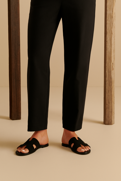 Slider-Men| Giorgo Suede  Black