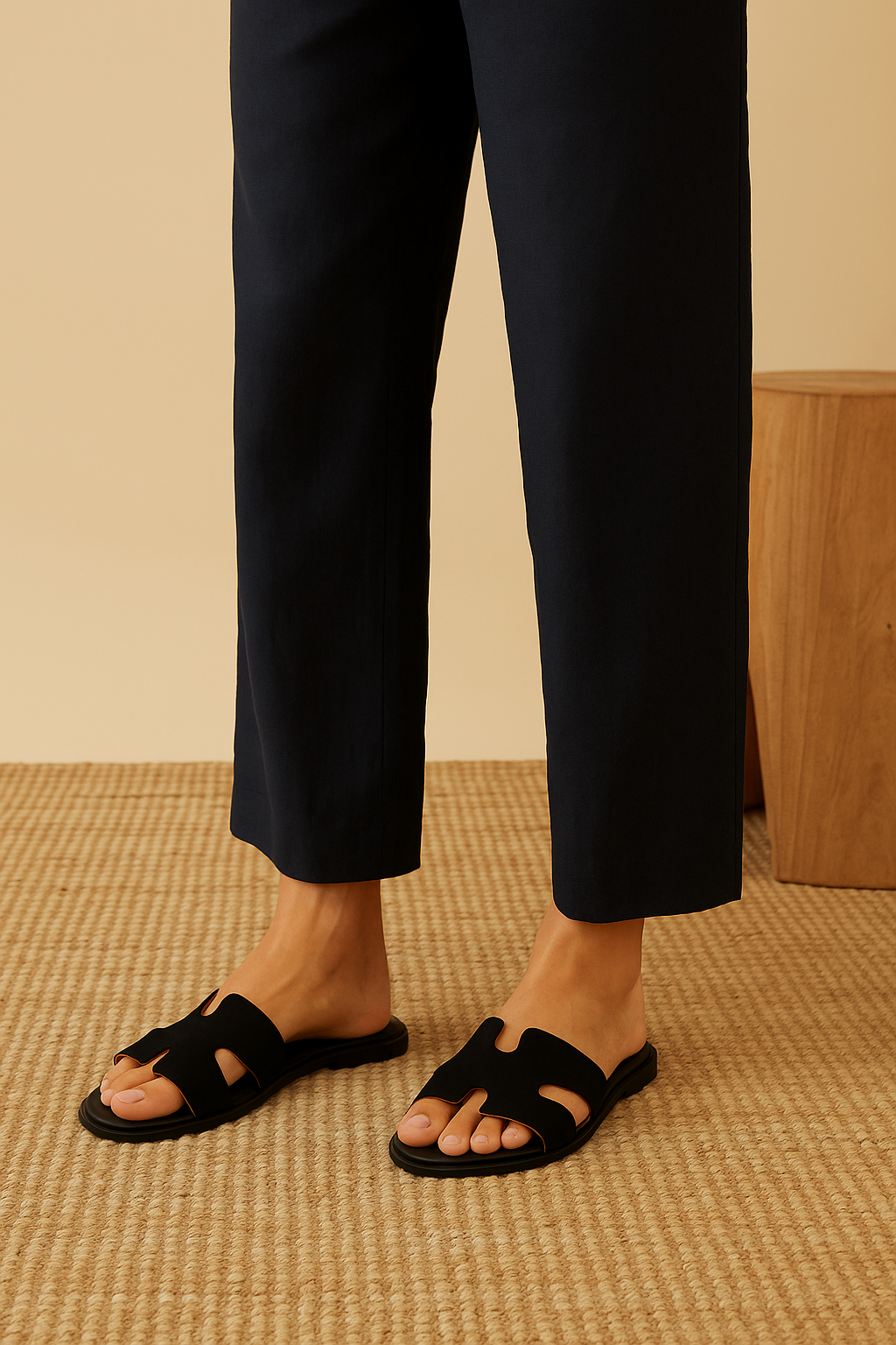 Slider-Men| Giorgo Suede  Black