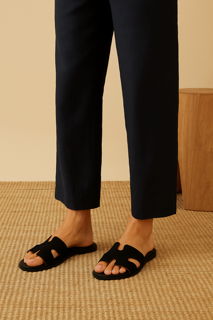 Slider-Men| Giorgo Suede  Black