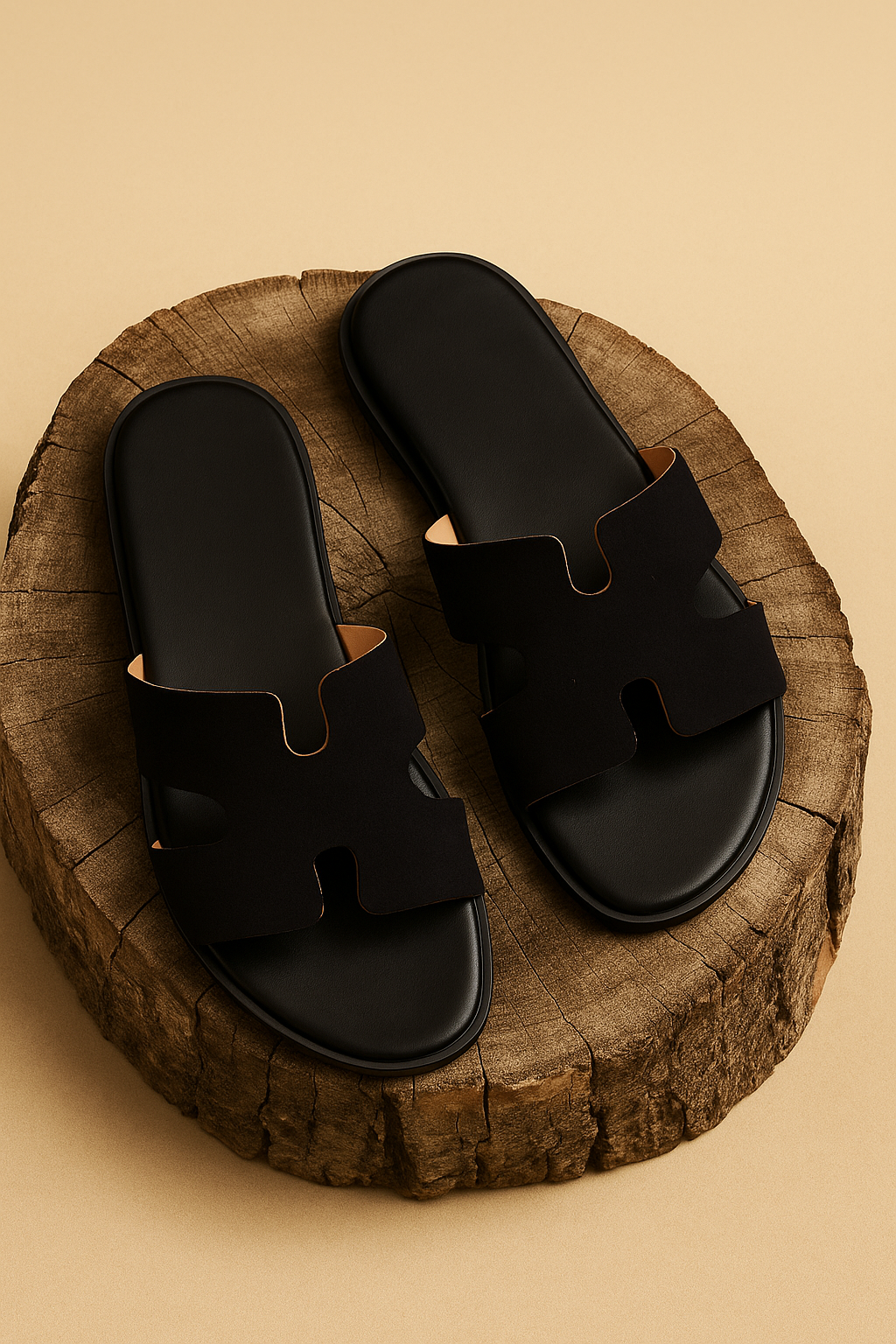 Slider-Men| Giorgo Suede  Black